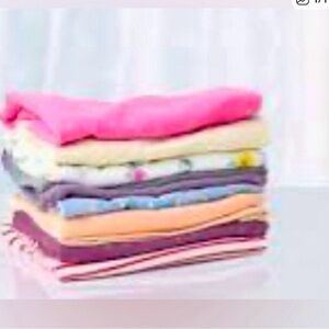 Colorful Folded Clothing Stack